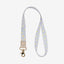 Light blue floral neck lanyard