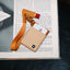 Orange lip balm holder