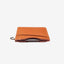 Orange floral vertical wallet