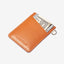 Orange floral vertical wallet