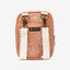 Orange floral crossbody bag