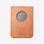 Orange floral magnetic wallet