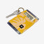 Yellow leaf botanical elastic wallet