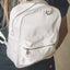 White mini backpack