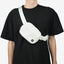 White fanny pack