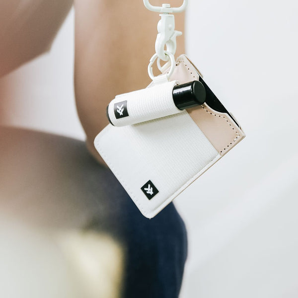 Chapstick Holder Keychain - Off White - Thread®