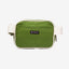 Green fanny pack with white trims