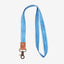 Blue pin-striped neck lanyard