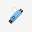 Blue pin-striped lip balm holder