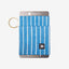 Blue stripped elastic wallet