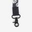 Black and white leaf botanical wrist lanyard