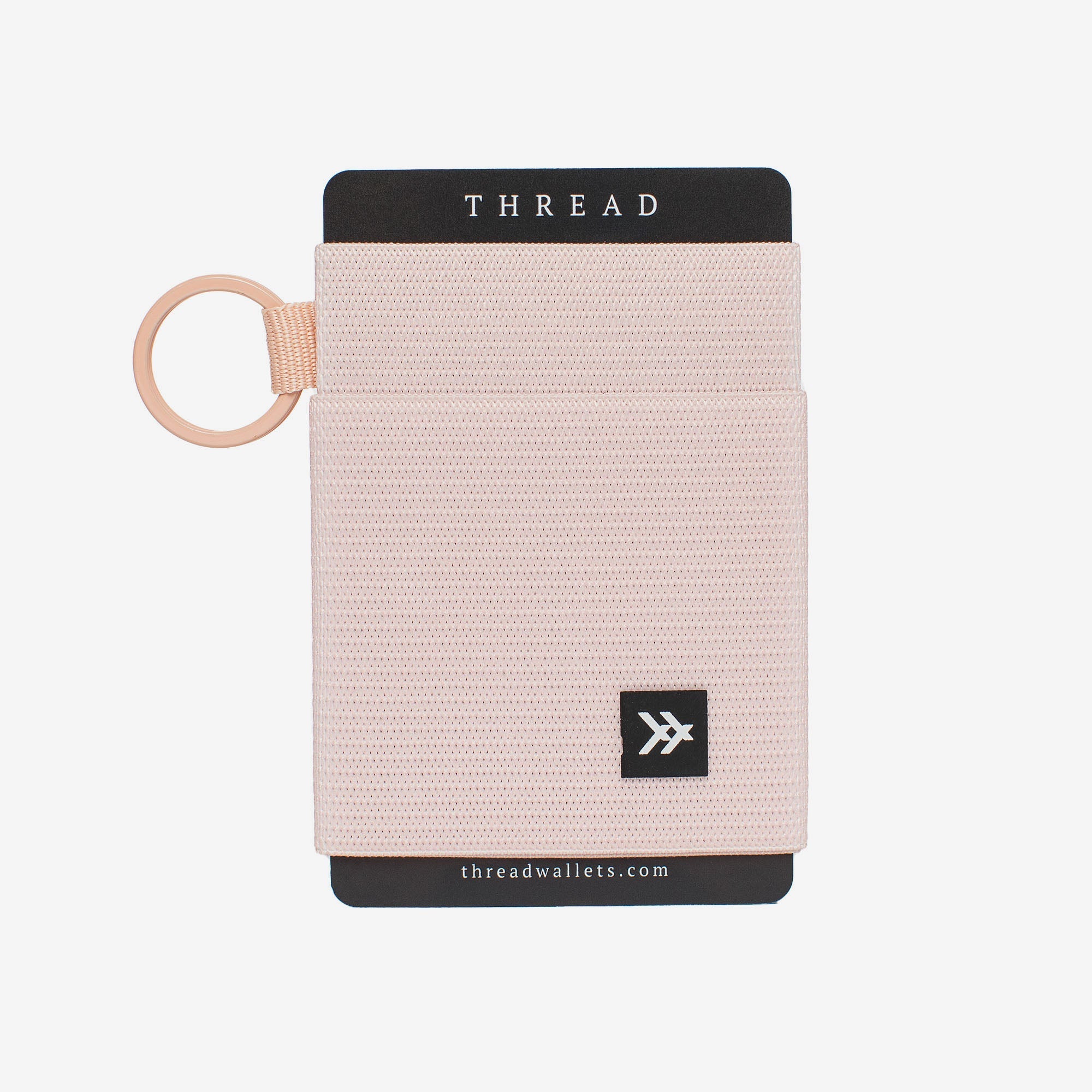 Pink elastic wallet