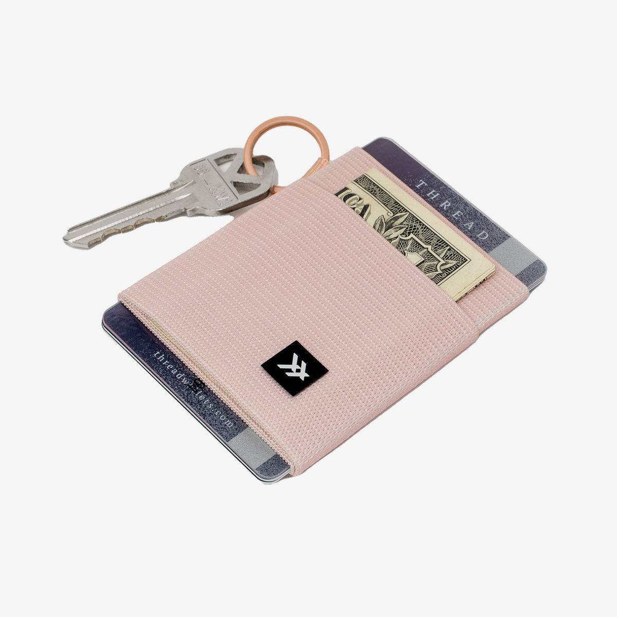 Dust Proof Wallet Rose Dust | Elastic Wallet | Minimalist & Secure | Thread® · Thread®