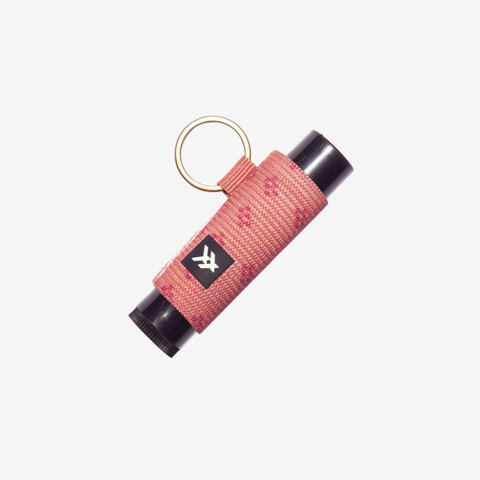Red lip balm holder