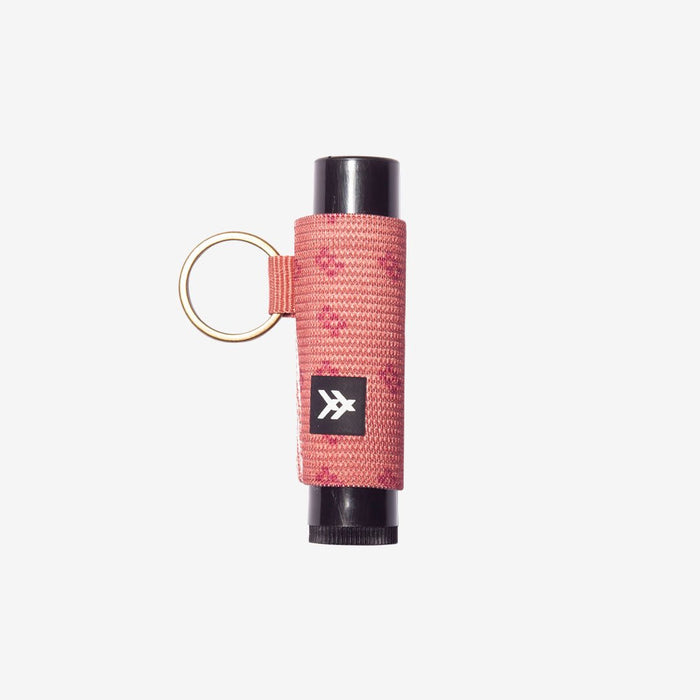 Red lip balm holder