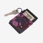 Dark floral elastic wallet