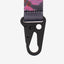 Dark floral keychain clip