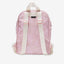 Pink and white floral mini backpack