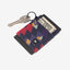 Red and black zig-zag  elastic wallet